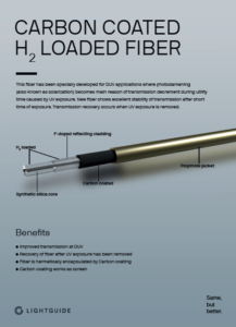 Carbon Coated H2 Loaded Fiber